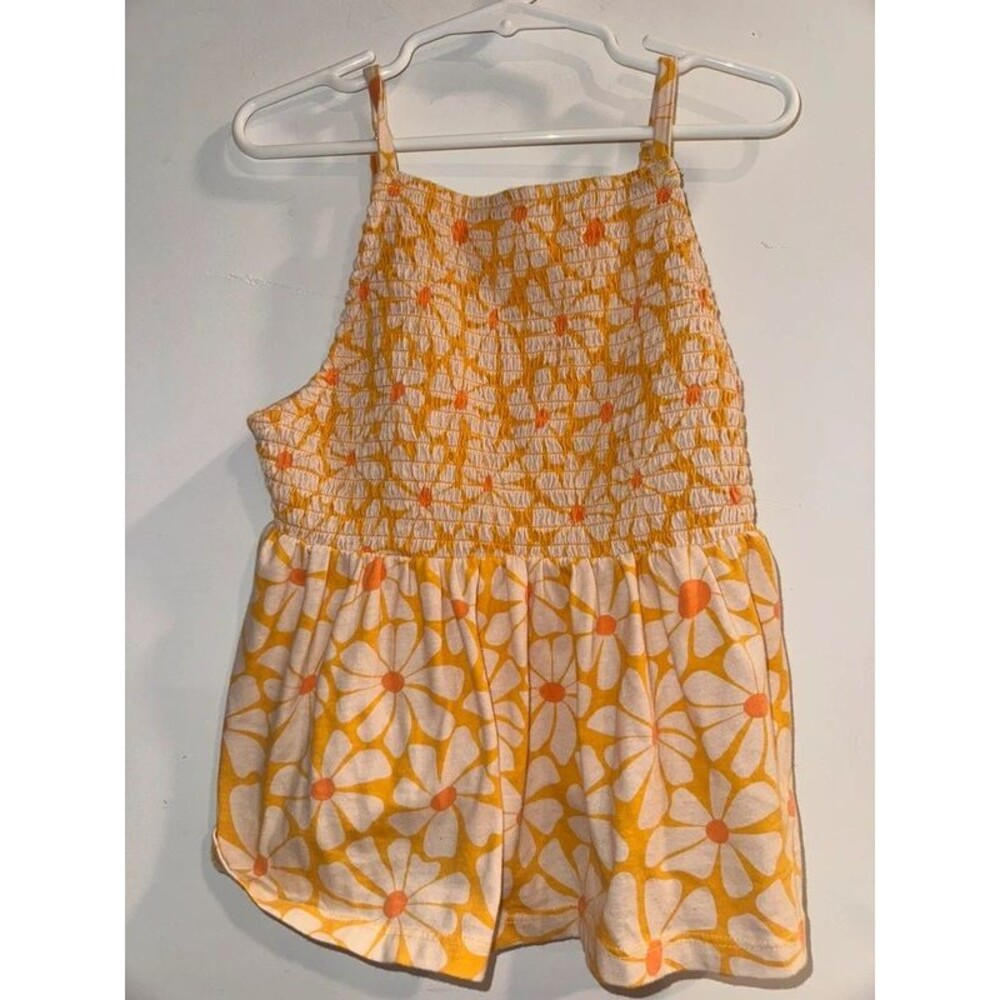 Girls Floral Sugar & Jade Sleeveless Shirt-Size Medium